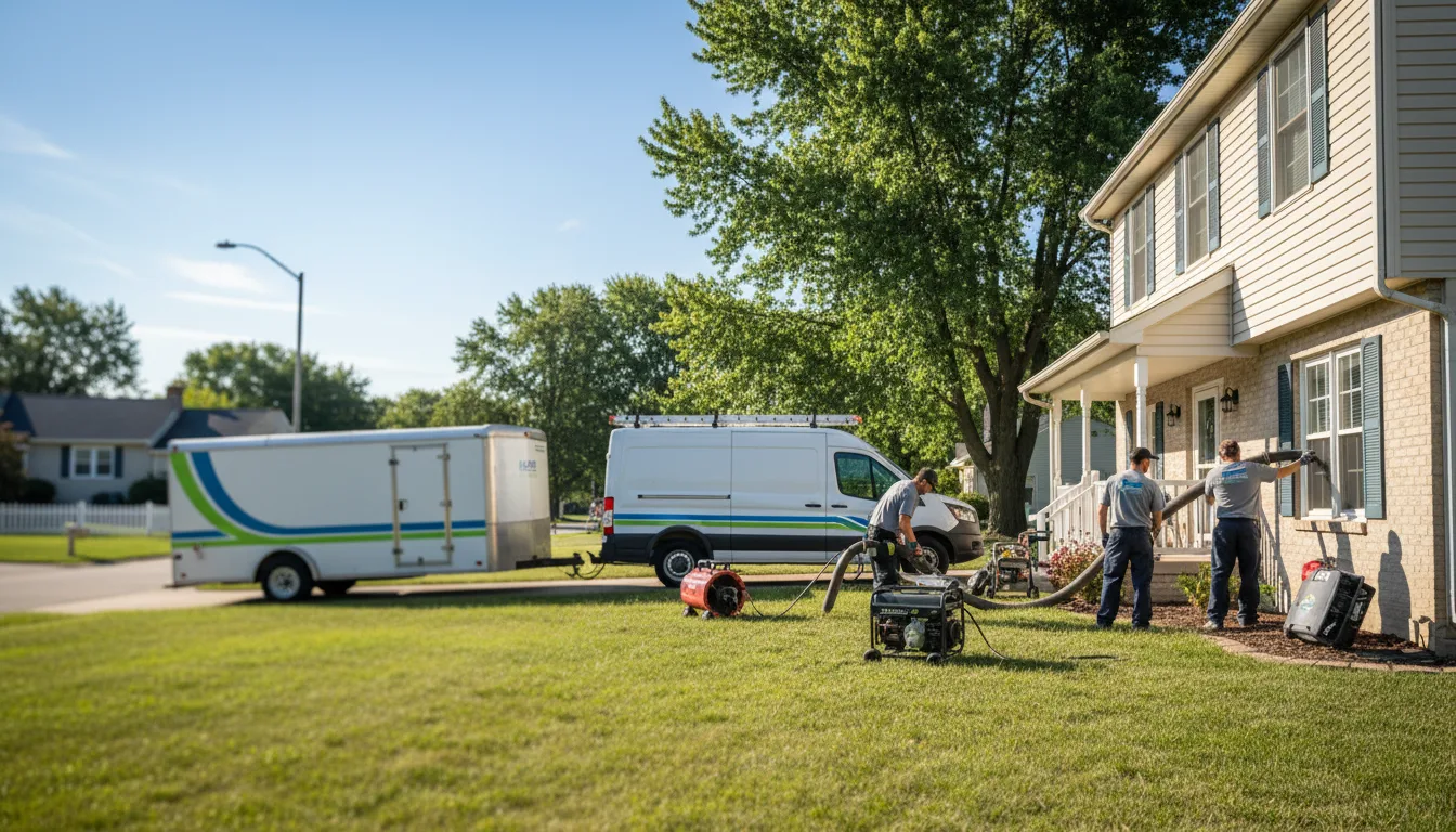 Flooded Basement Restoration And Cleanup With Repair in Badger, IA near me
